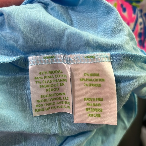 Lilly pulitzer finn top in onyx, you me and giraffee size small new with tags - Picture 8 of 8